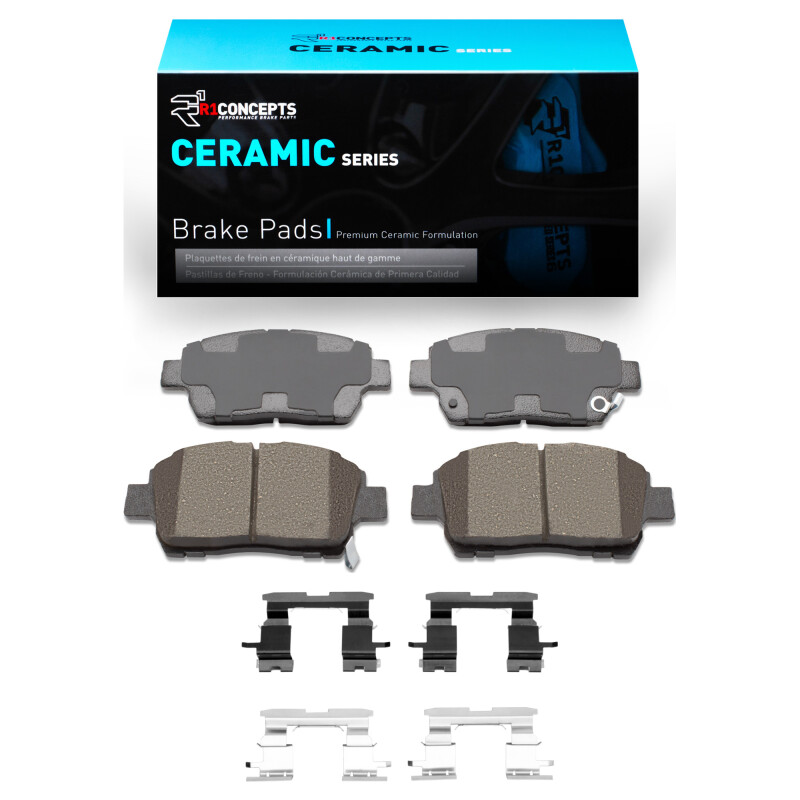 Scion IQ Brake Pads - Front - R1 Concepts - R1 Ceramic - `00-`15